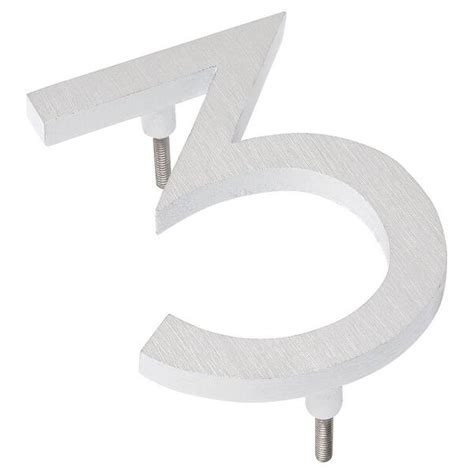 montague metal products floating house number|Polished Satin Nickel Two Tone Modern Floating House.